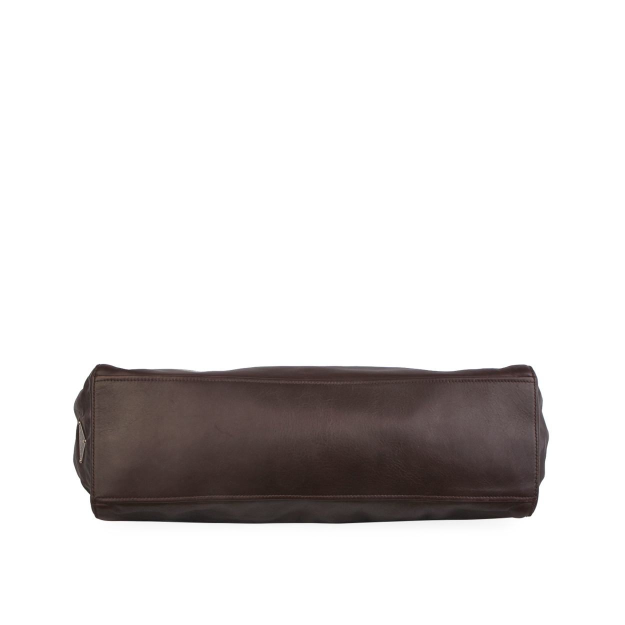 PRADA Leather Vintage Shoulder Bag Brown | Luxity