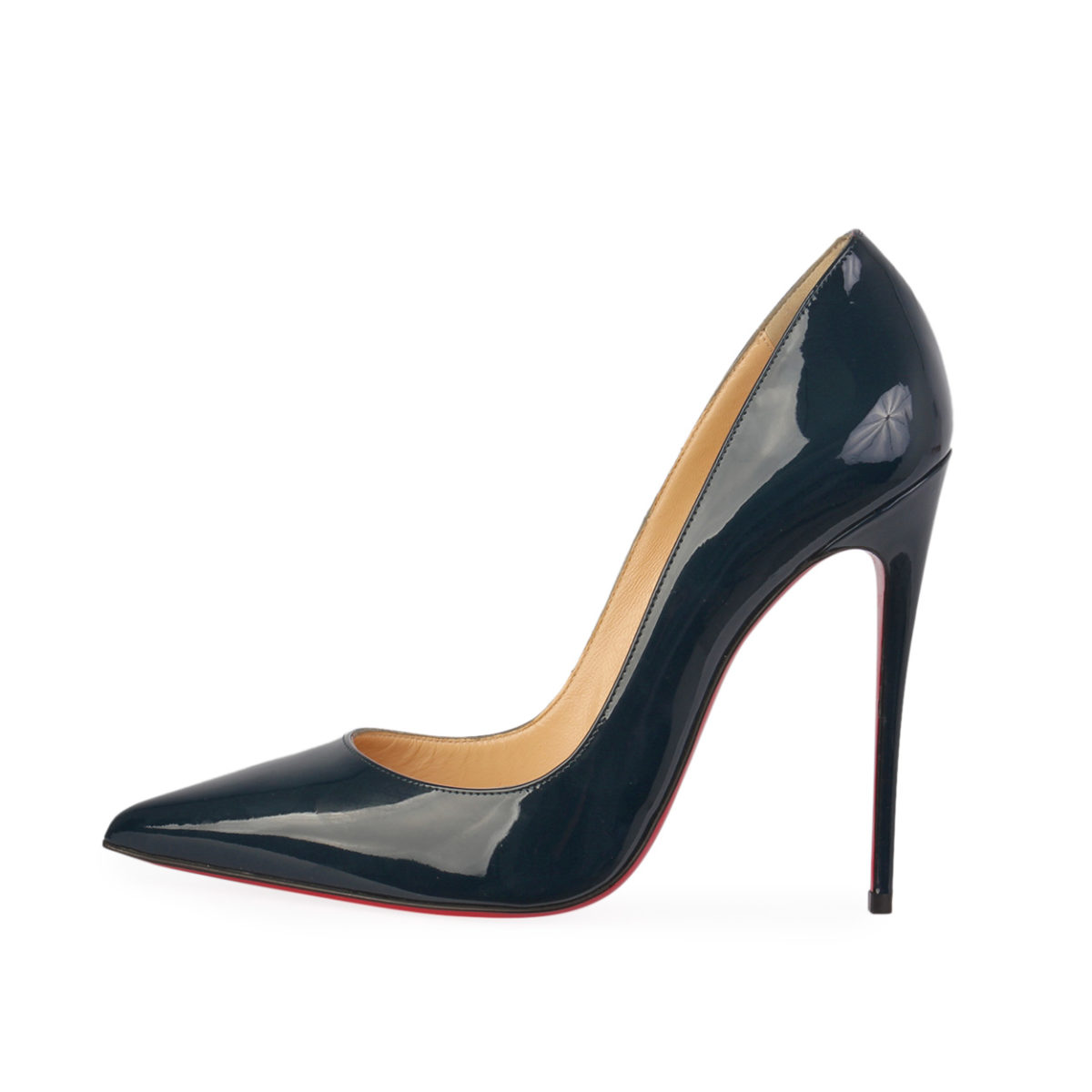 CHRISTIAN LOUBOUTIN Patent Leather So Kate Pumps Navy - S: 38.5 (5.5 ...