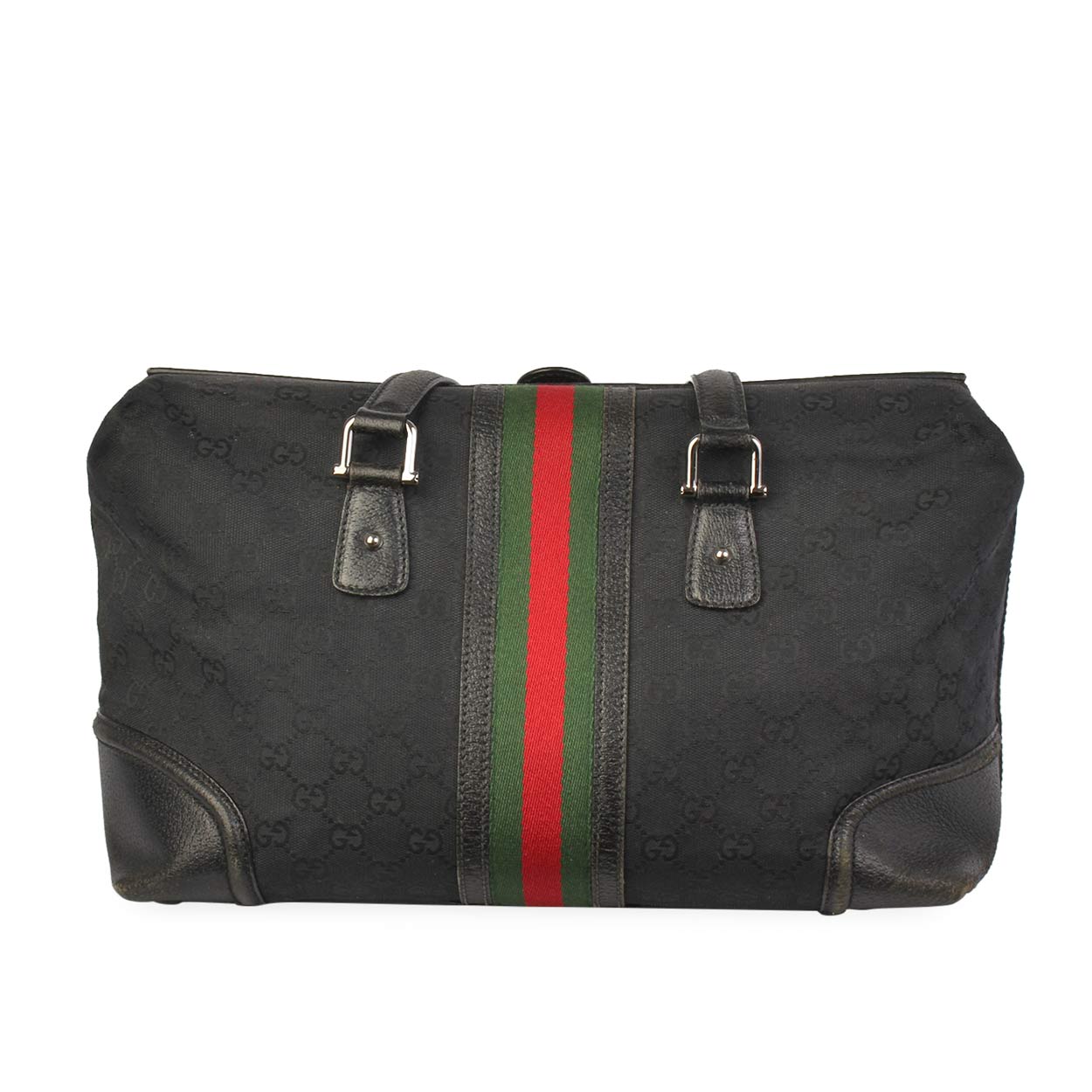 GUCCI GG Vintage Doctor Bag Black | Luxity