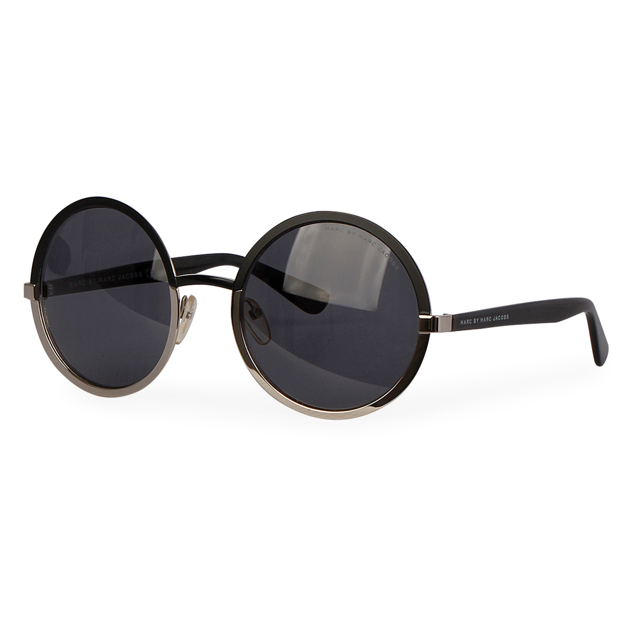 MARC JACOBS Round Sunglasses MMJ 437/S Black | Luxity