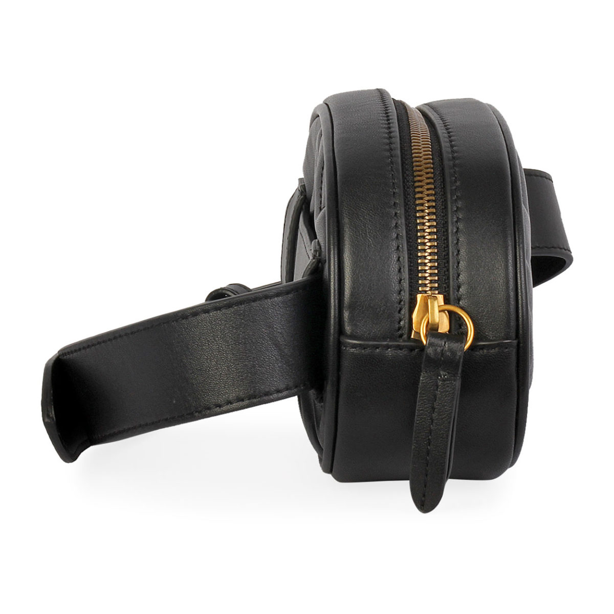 GUCCI GG Marmont Matelassé Belt Bag Black | Luxity