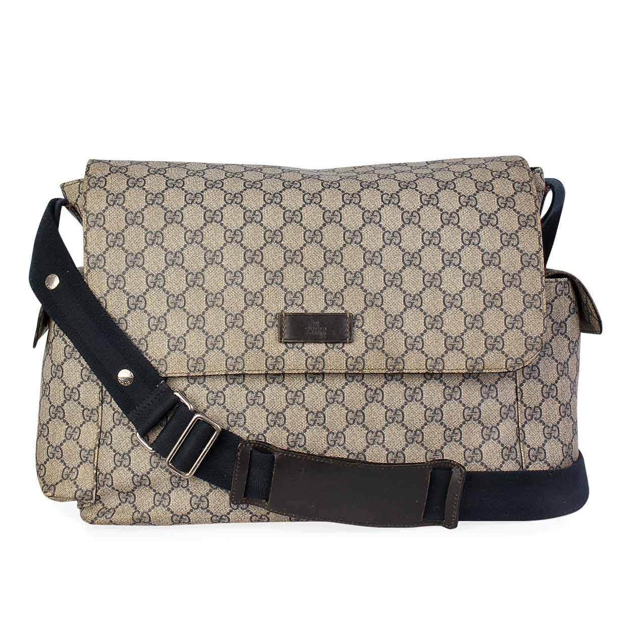 GUCCI GG Plus Diaper Bag Navy | Luxity