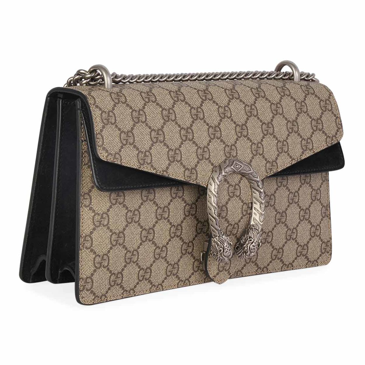 GUCCI GG Supreme Dionysus Small Shoulder Bag Beige | Luxity