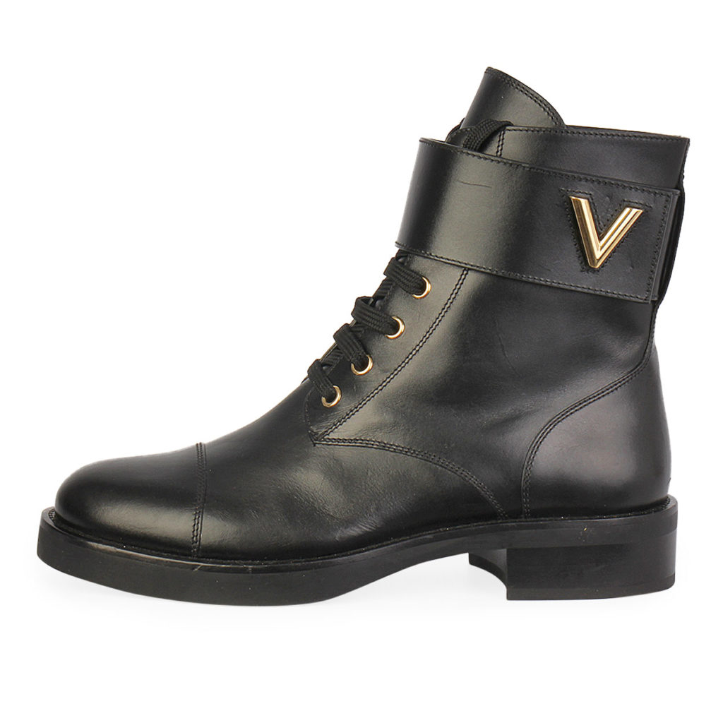 LOUIS VUITTON Wonderland Ranger Boots Black - S: 38.5 (5.5) | Luxity