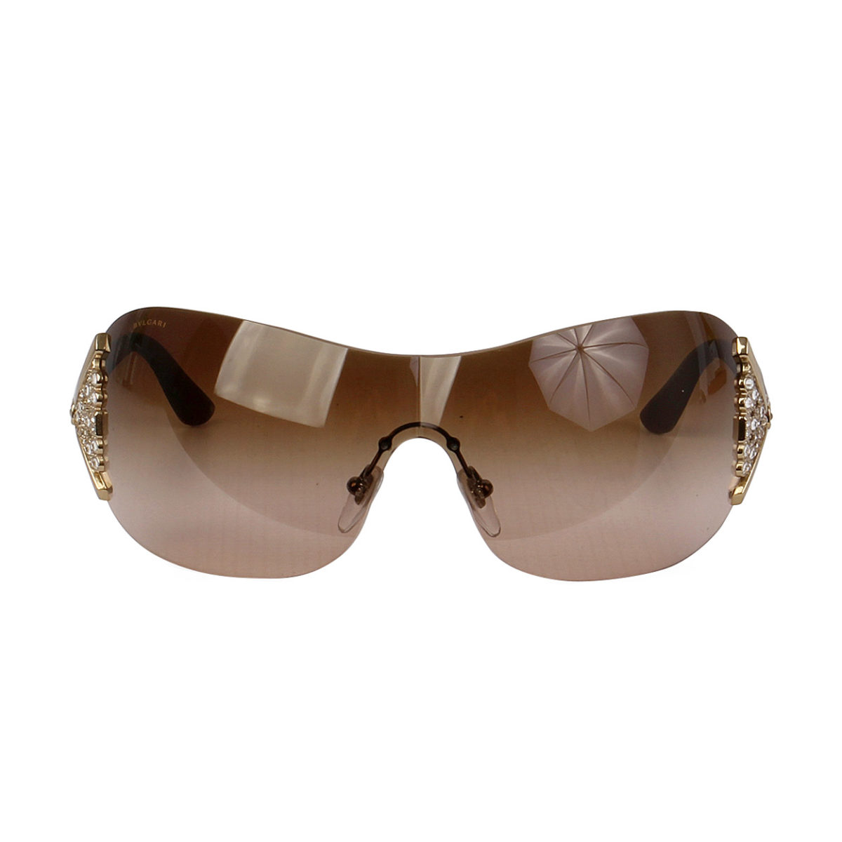 Bvlgari Crystals Sunglasses 6061b Brown Luxity 3875