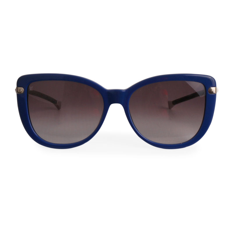 LOUIS VUITTON Monogram Charlotte Sunglasses Z0745W Blue