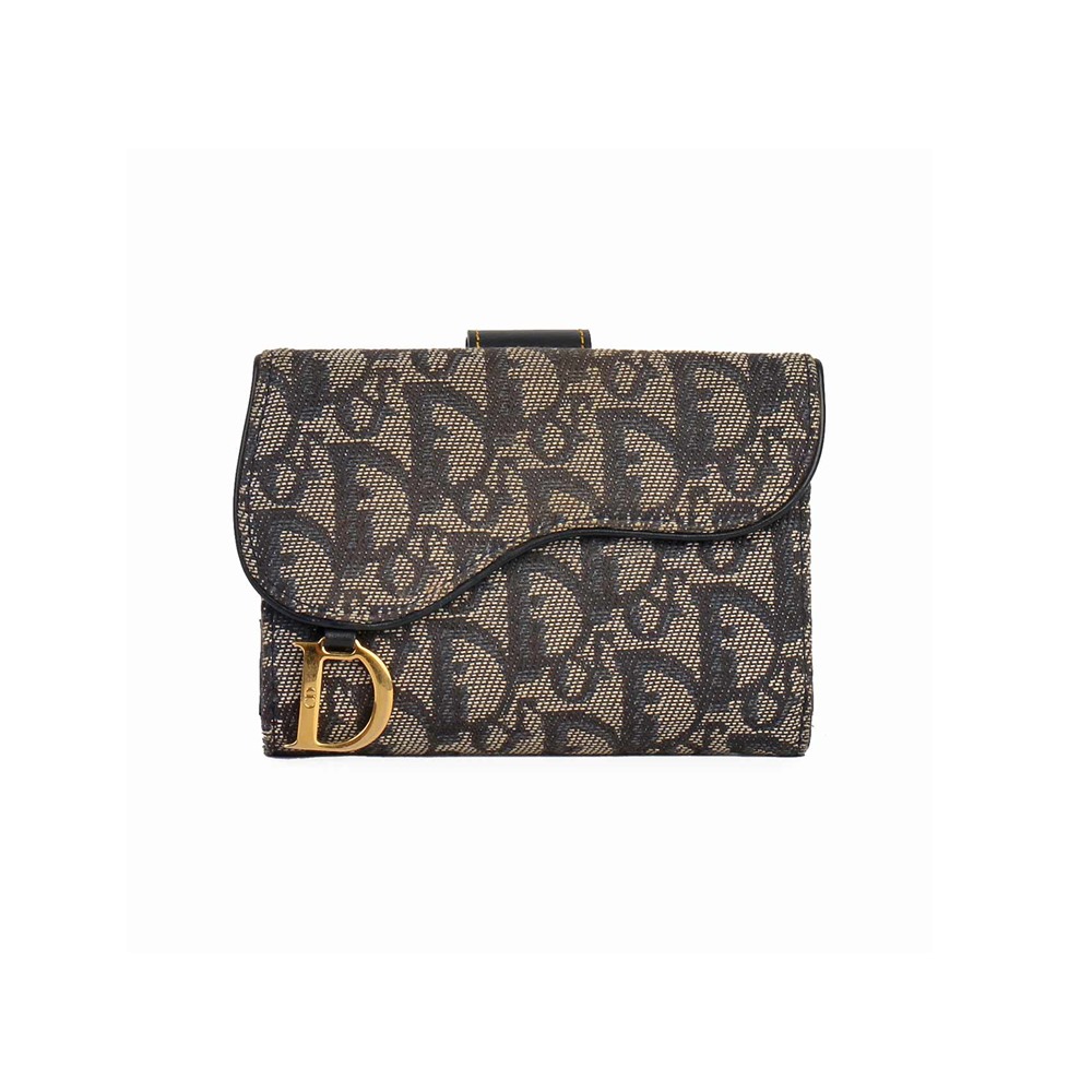 Christian Dior Oblique Saddle Wallet | IUCN Water