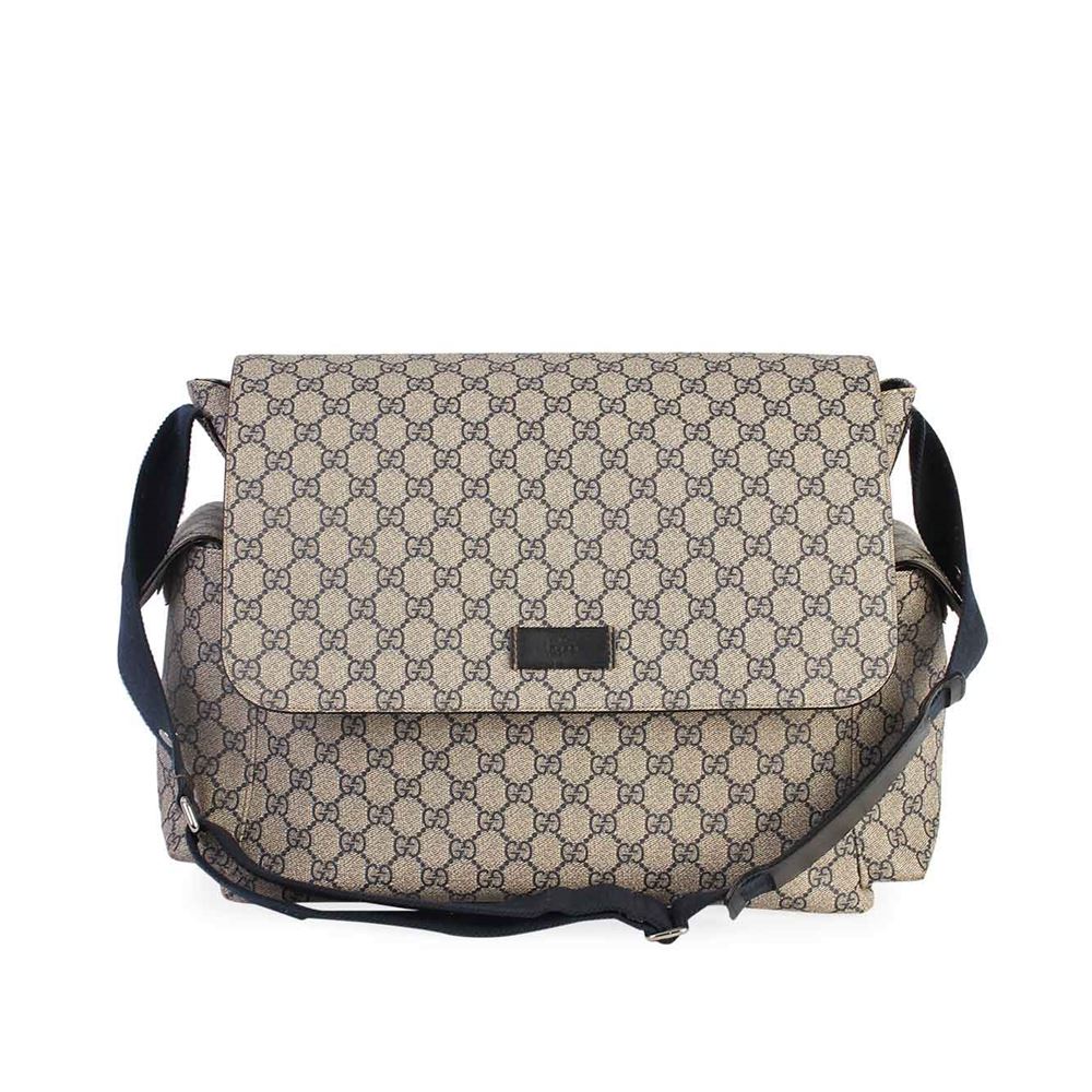 GUCCI GG Plus Diaper Bag Navy | Luxity