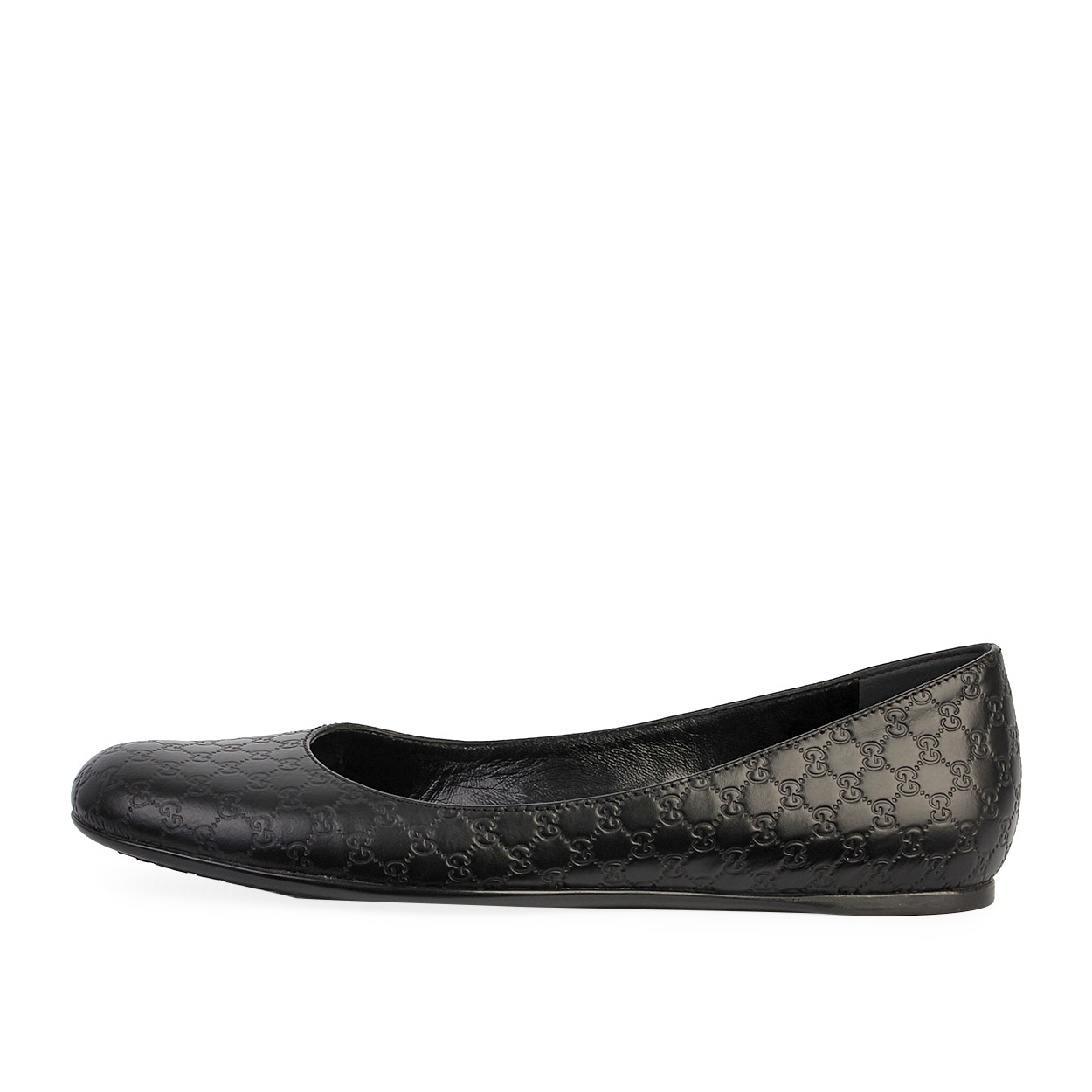 GUCCI Guccissima Ballet Flats Black - S: 38 (5) | Luxity