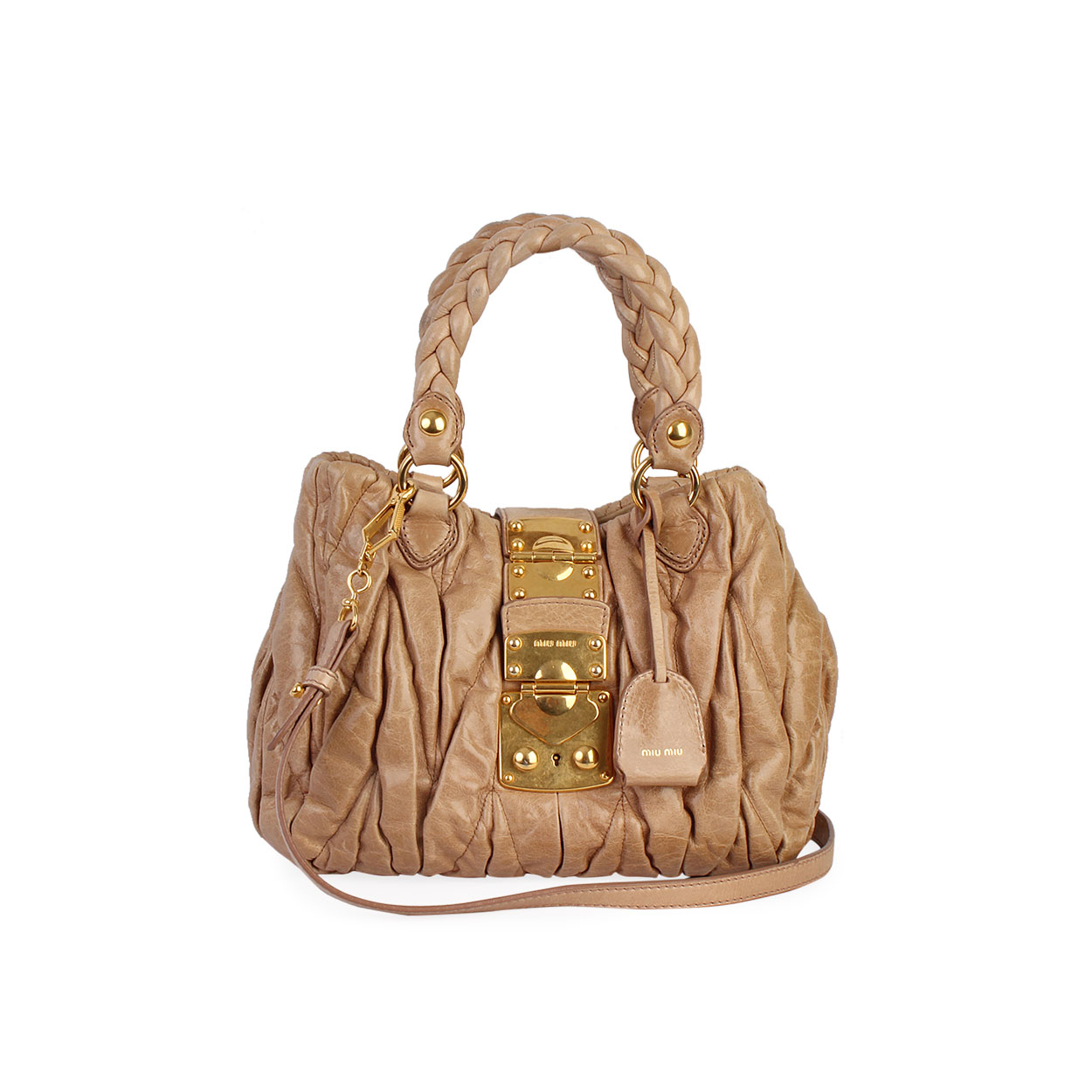 Miu Miu Bag Authentic Matelasse Beige – Boutique SecondLife