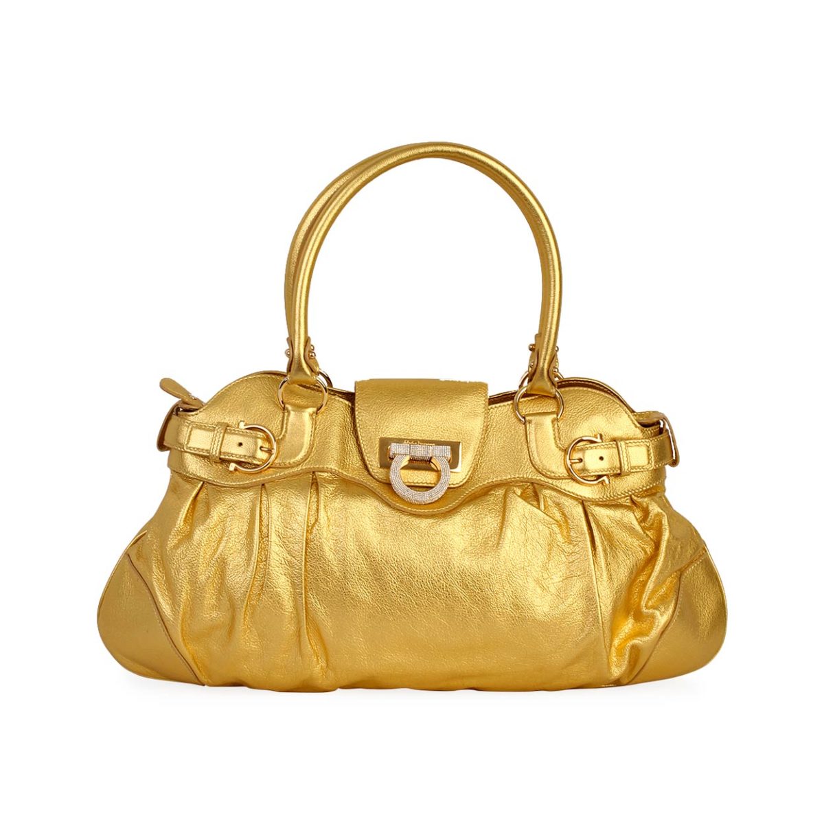 gold satchel