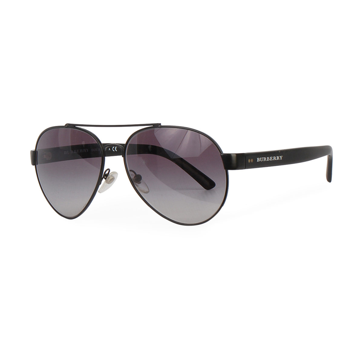 Burberry Aviator Sunglasses B 3086 Black Luxity 