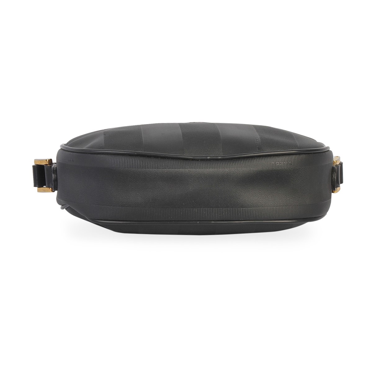 FENDI Roma Pequin Crossbody Bag Black | Luxity