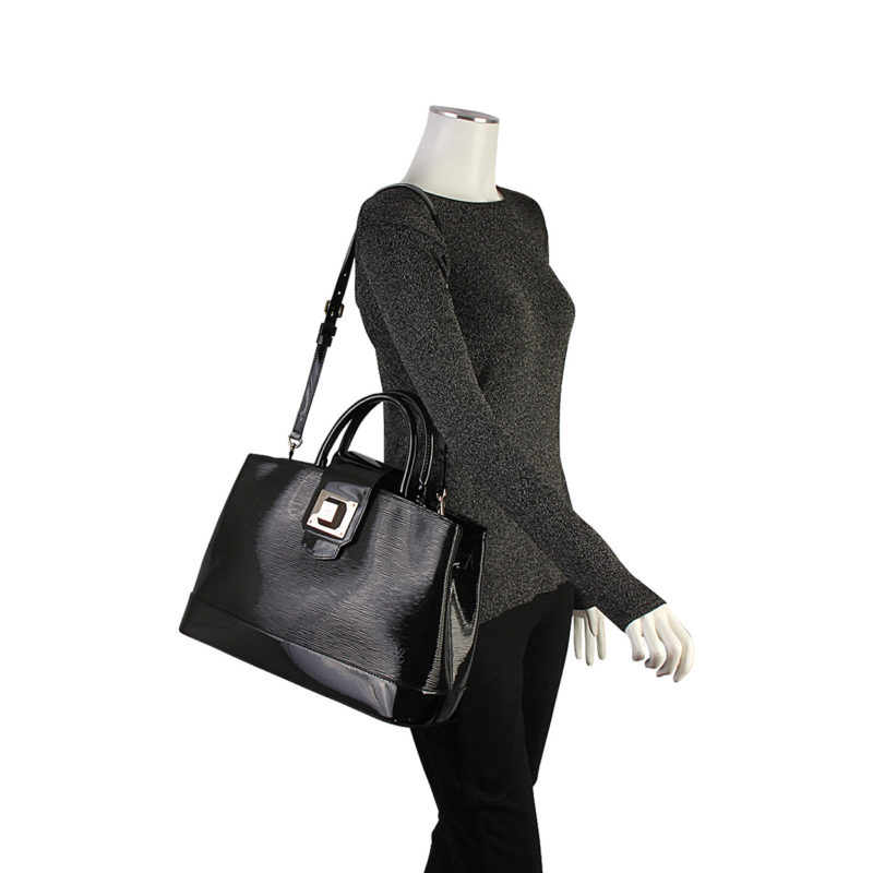 Louis Vuitton, a black Epi 'Mirabeau PM' handbag, 2012. - Bukowskis