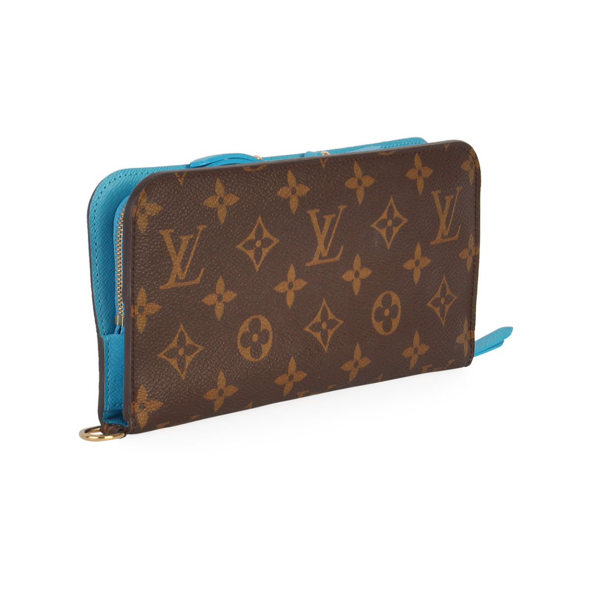 LOUIS VUITTON Monogram Insolite Wallet Blue | Luxity