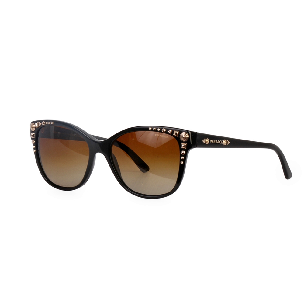 versace black studded sunglasses