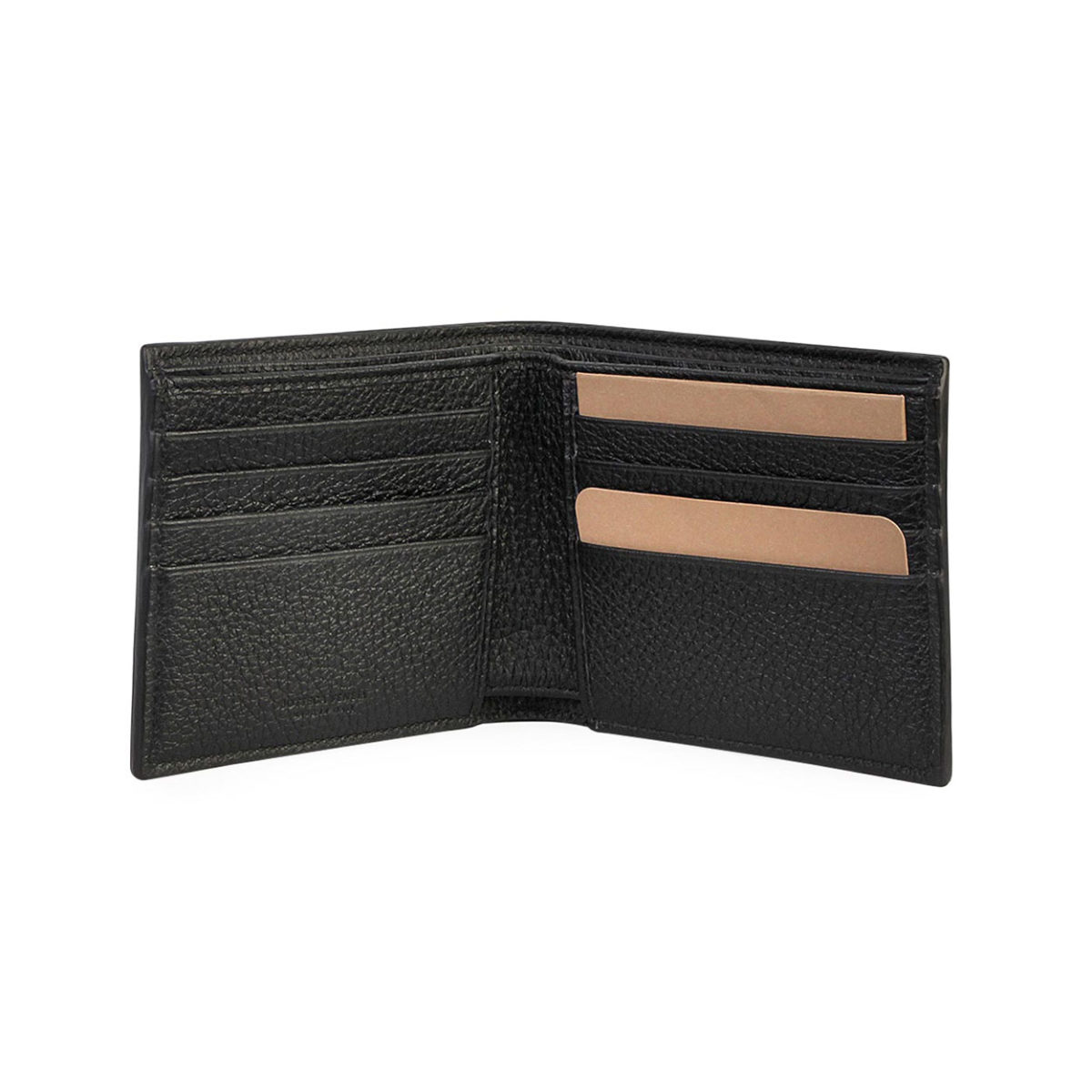 BOTTEGA VENETA Intrecciato Leather Bifold Wallet Black/Olive - NEW | Luxity