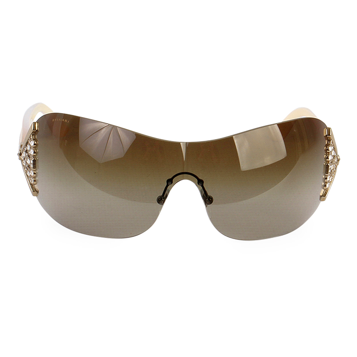 BVLGARI Crystal Sunglasses 6061B Pearl Luxity