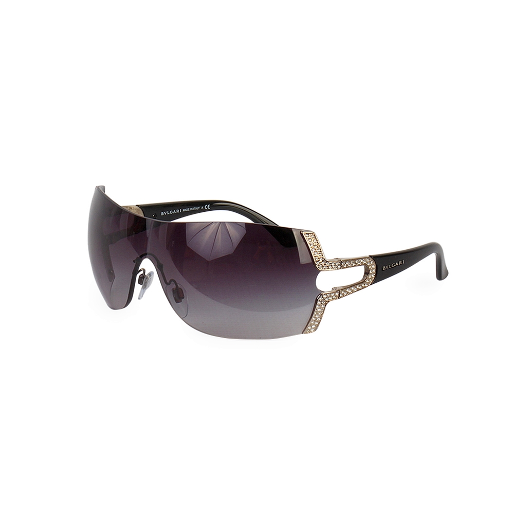 BVLGARI Rhinestones Sunglasses 6038 B Brown | Luxity