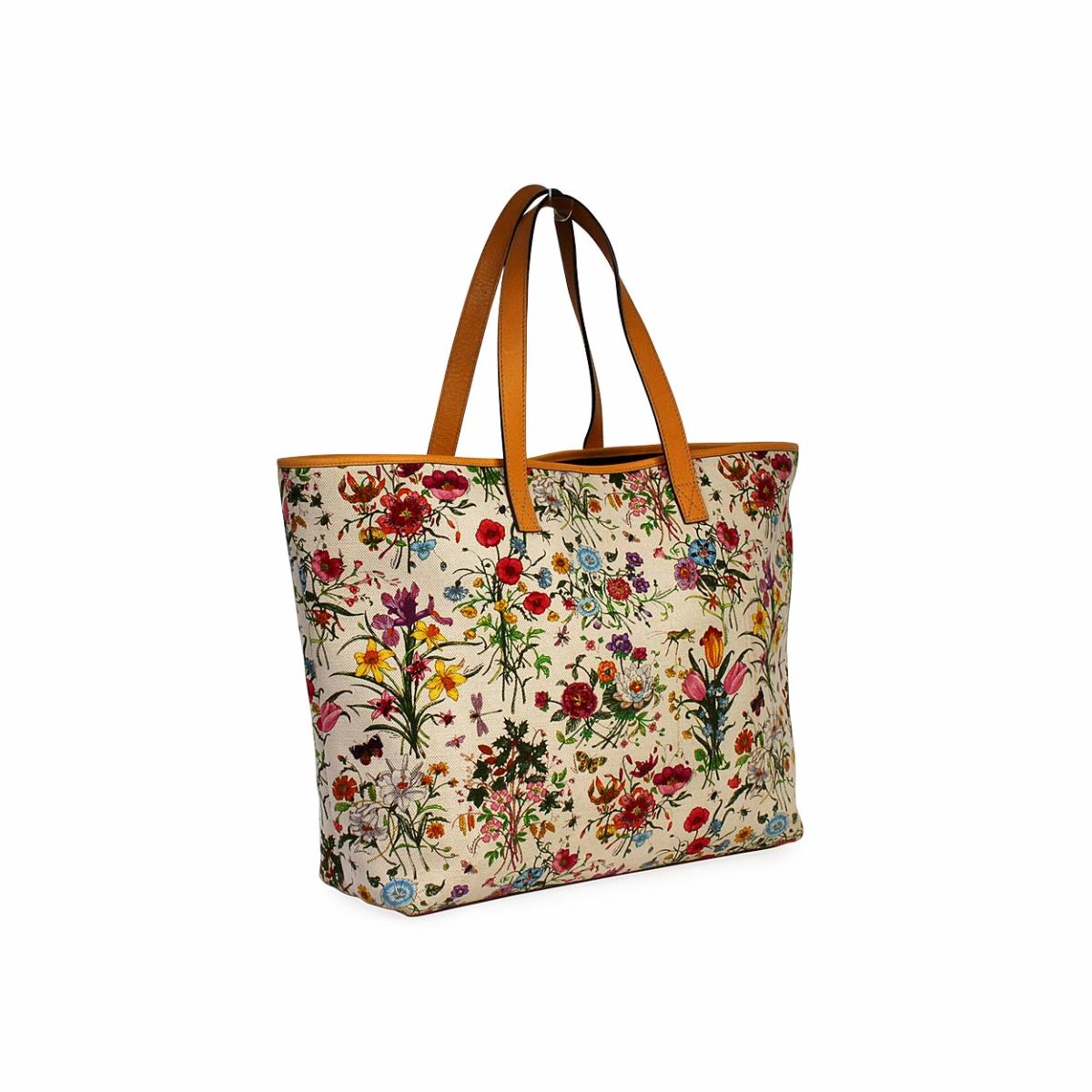 GUCCI Botanical Floral Print Tote | Luxity