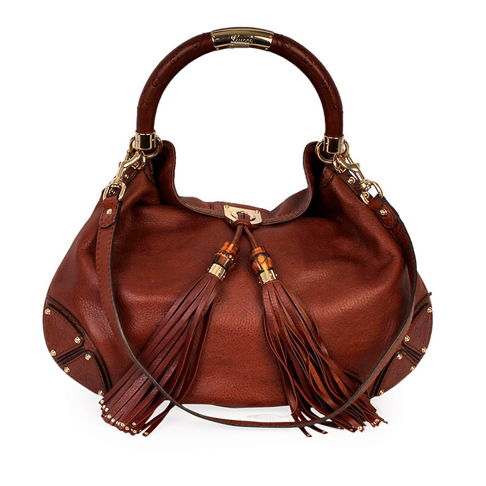 GUCCI Guccissima Indy Top Handle Large Hobo Camel | Luxity