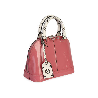 LOUIS VUITTON Vernis Lisse Alma BB Rose Blush