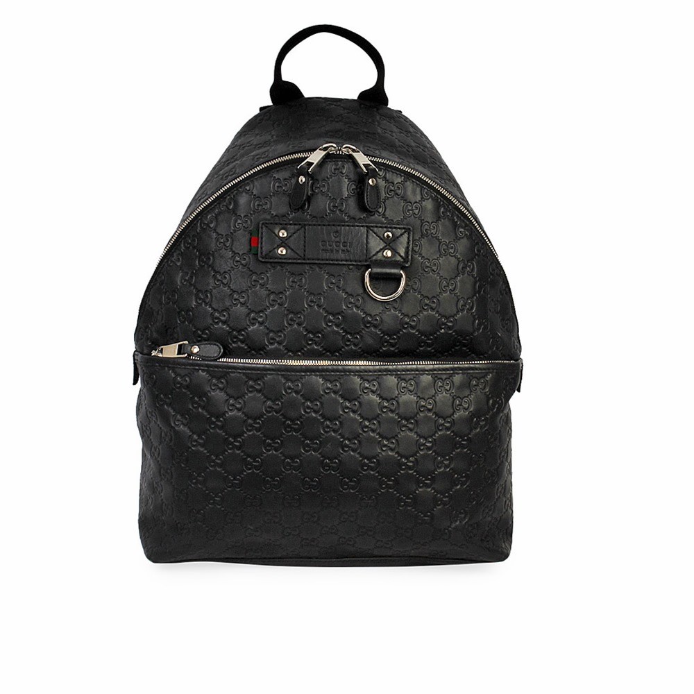 GUCCI Guccissima Rubber Backpack Black | Luxity