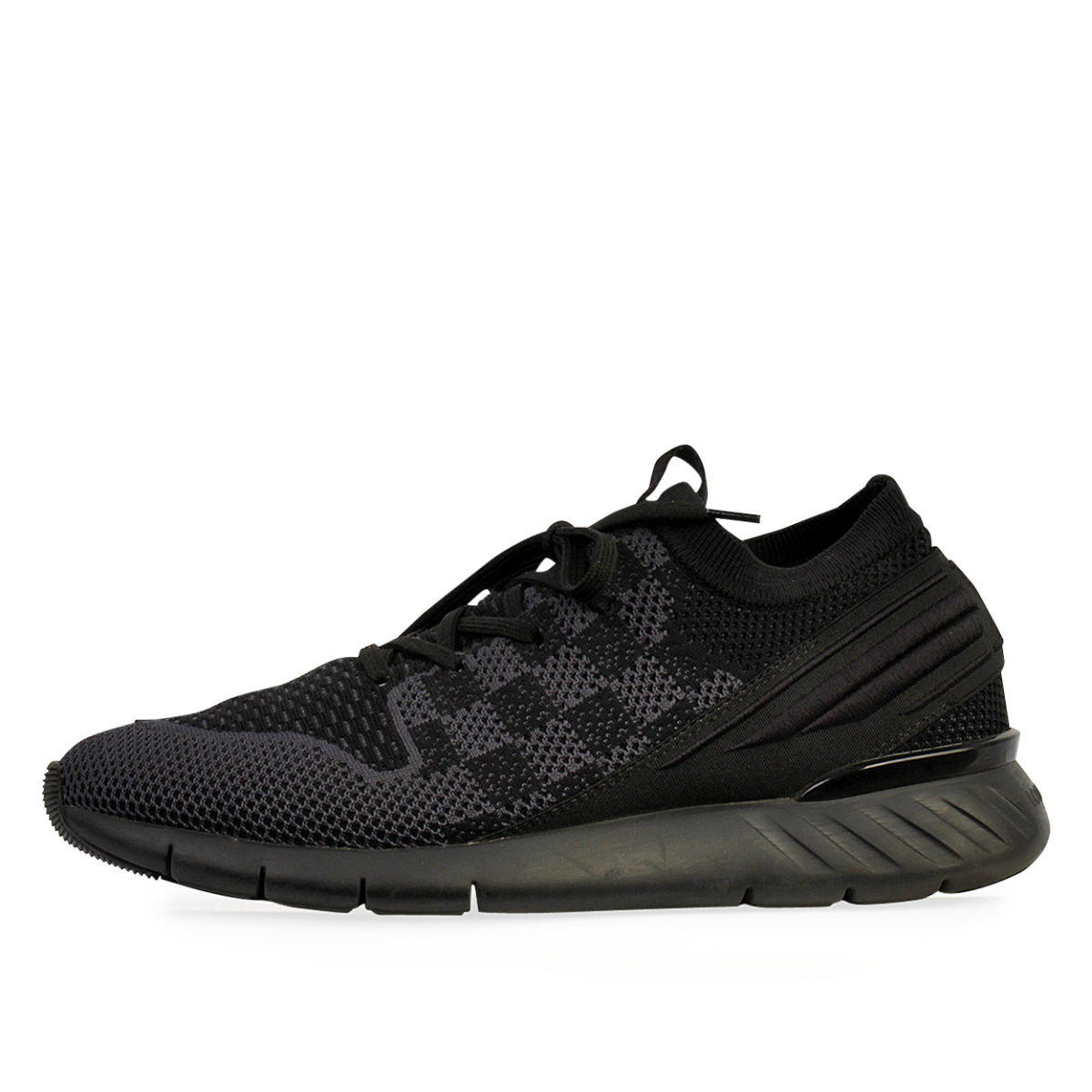 LOUIS VUITTON Damier Graphite Fastlane Sneakers - S: 39.5 (6.5) | Luxity