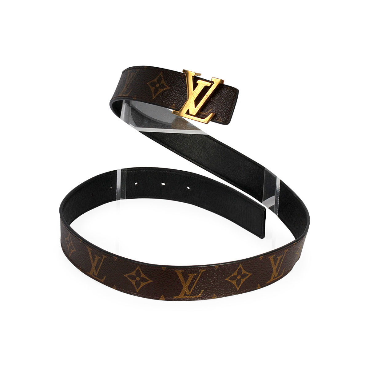 Louis Vuitton LV Iconic 30mm Reversible Belt, Black, 85