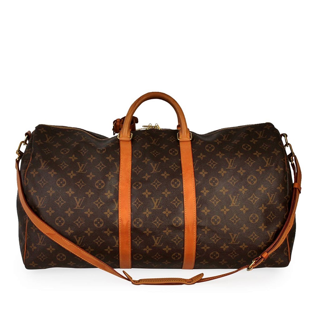  LOUIS  VUITTON  Monogram Keepall  Bandouliere 55 Luxity
