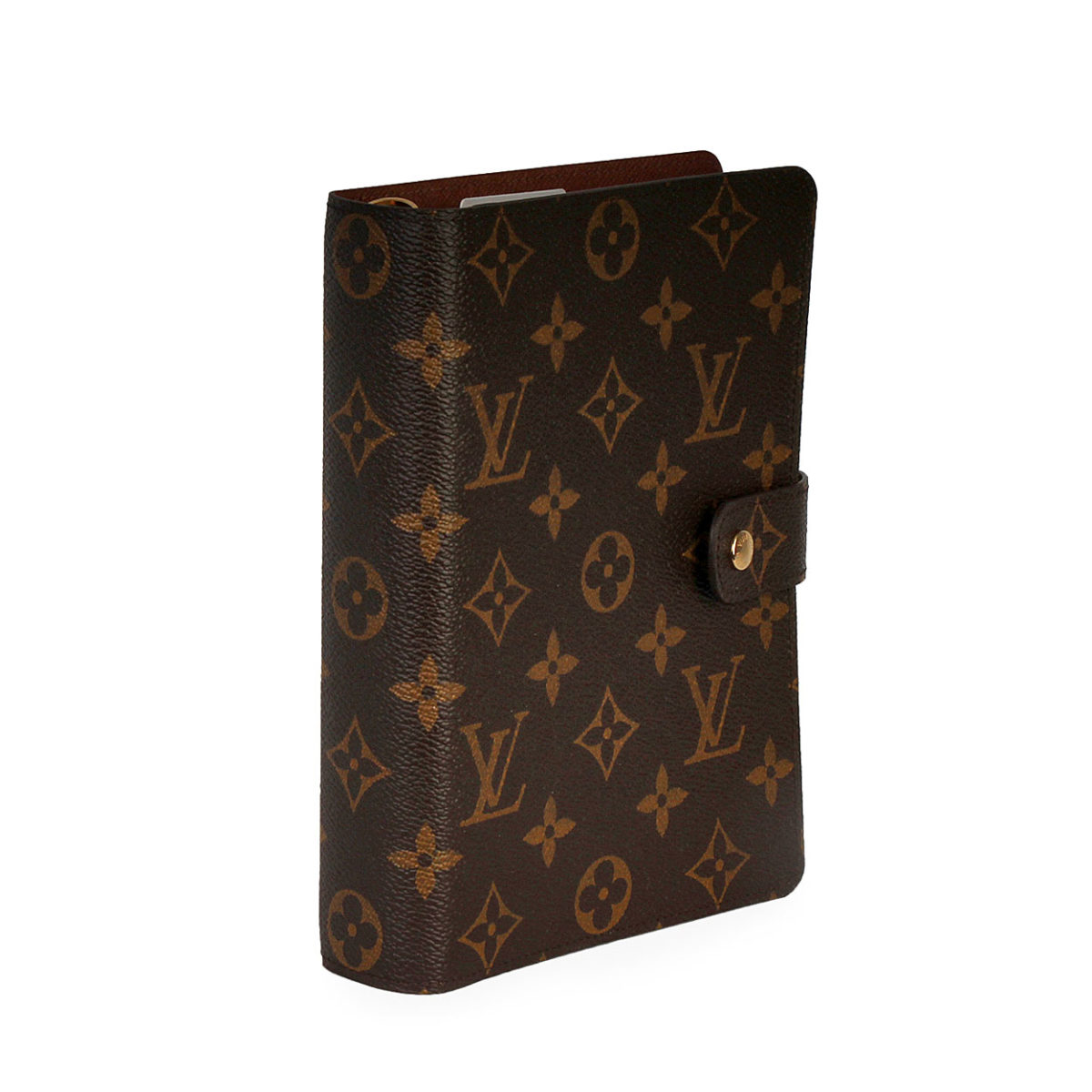Louis Vuitton Monogram Agenda Address Book and Planner with Card Holder at  1stDibs