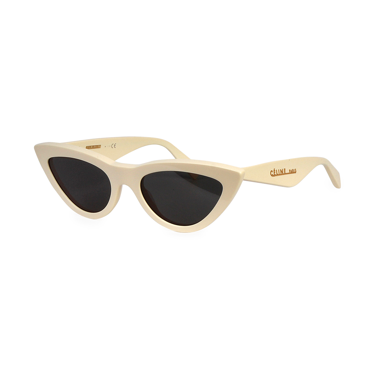 CELINE Cat Eyes Sunglasses CL 400191 White | Luxity