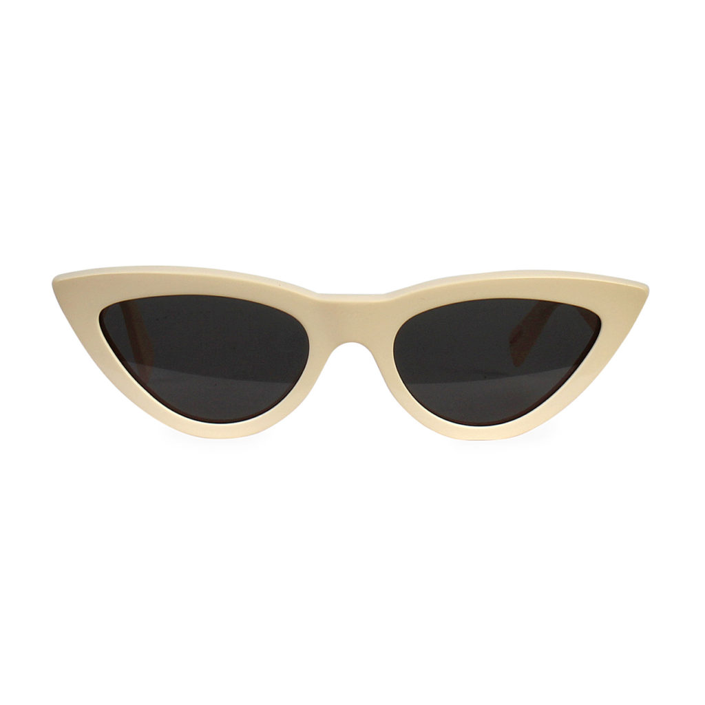 CELINE Cat Eyes Sunglasses CL 400191 White | Luxity