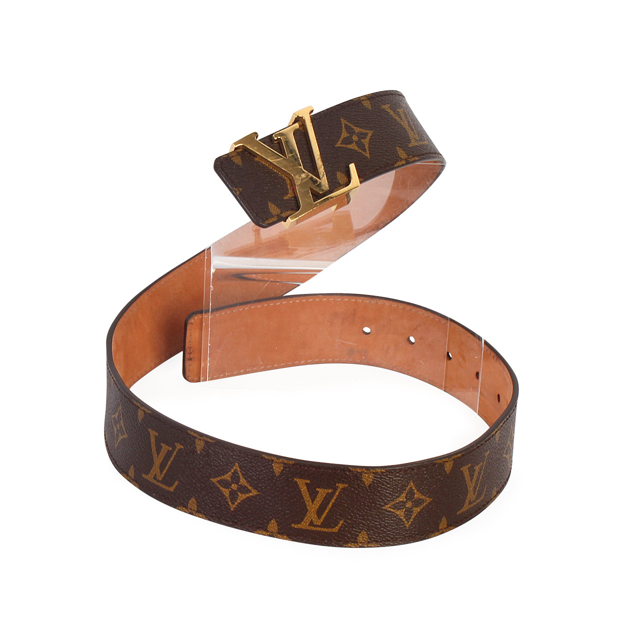 LOUIS VUITTON Monogram Initials Belt - S: 80 (32) | Luxity