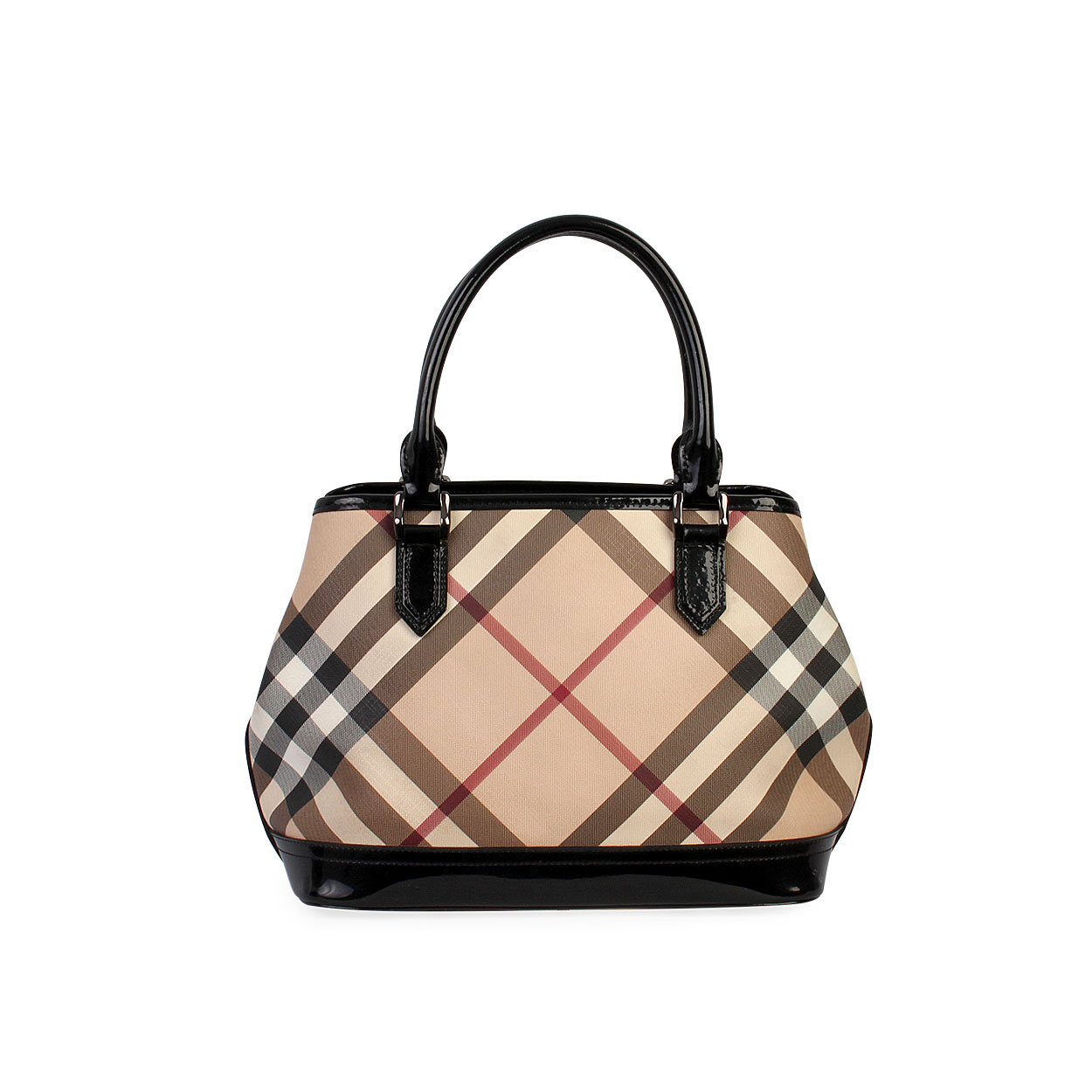 BURBERRY Nova Check Tote Black | Luxity