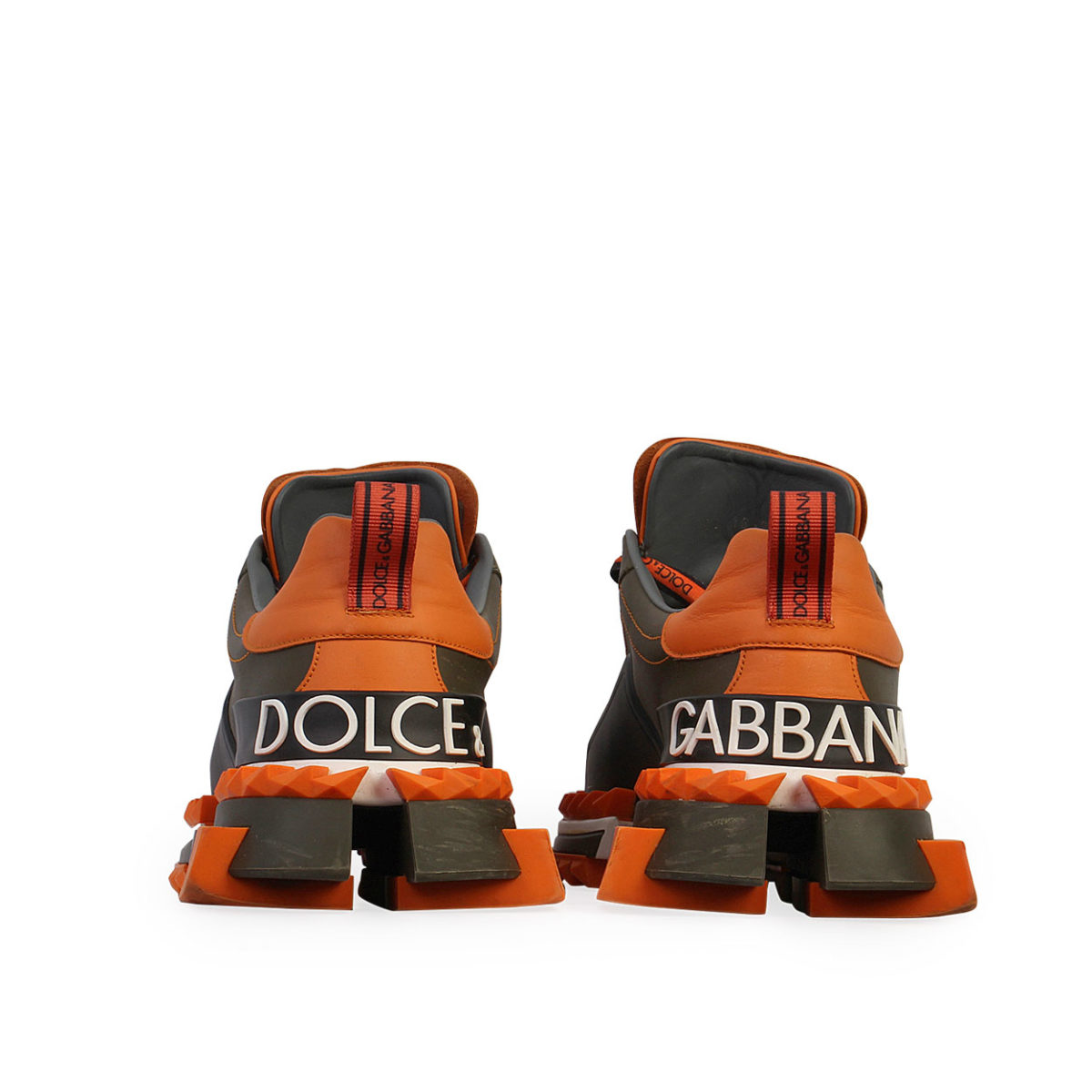 DOLCE & GABBANA Super King Sneakers Green/Orange - S: 42.5 (8.5) | Luxity