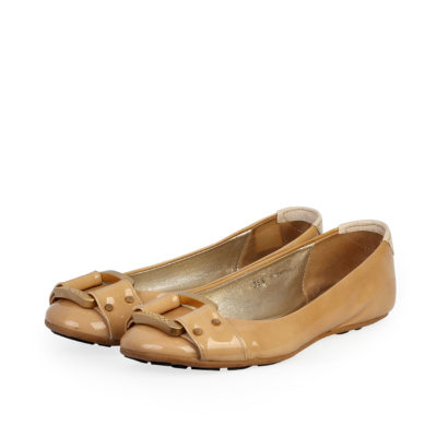 Product JIMMY CHOO Patent Leather Morse Ballet Flats Nude - S: 35.5 (3)