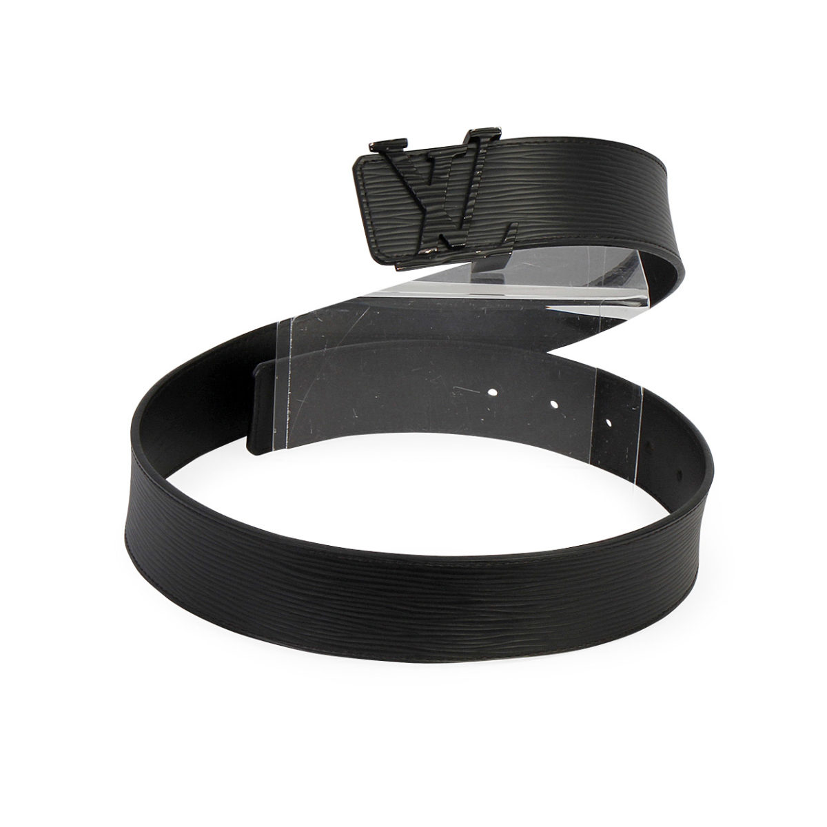 LOUIS VUITTON Epi Initials Belt Black - S: 85 (34) | Luxity