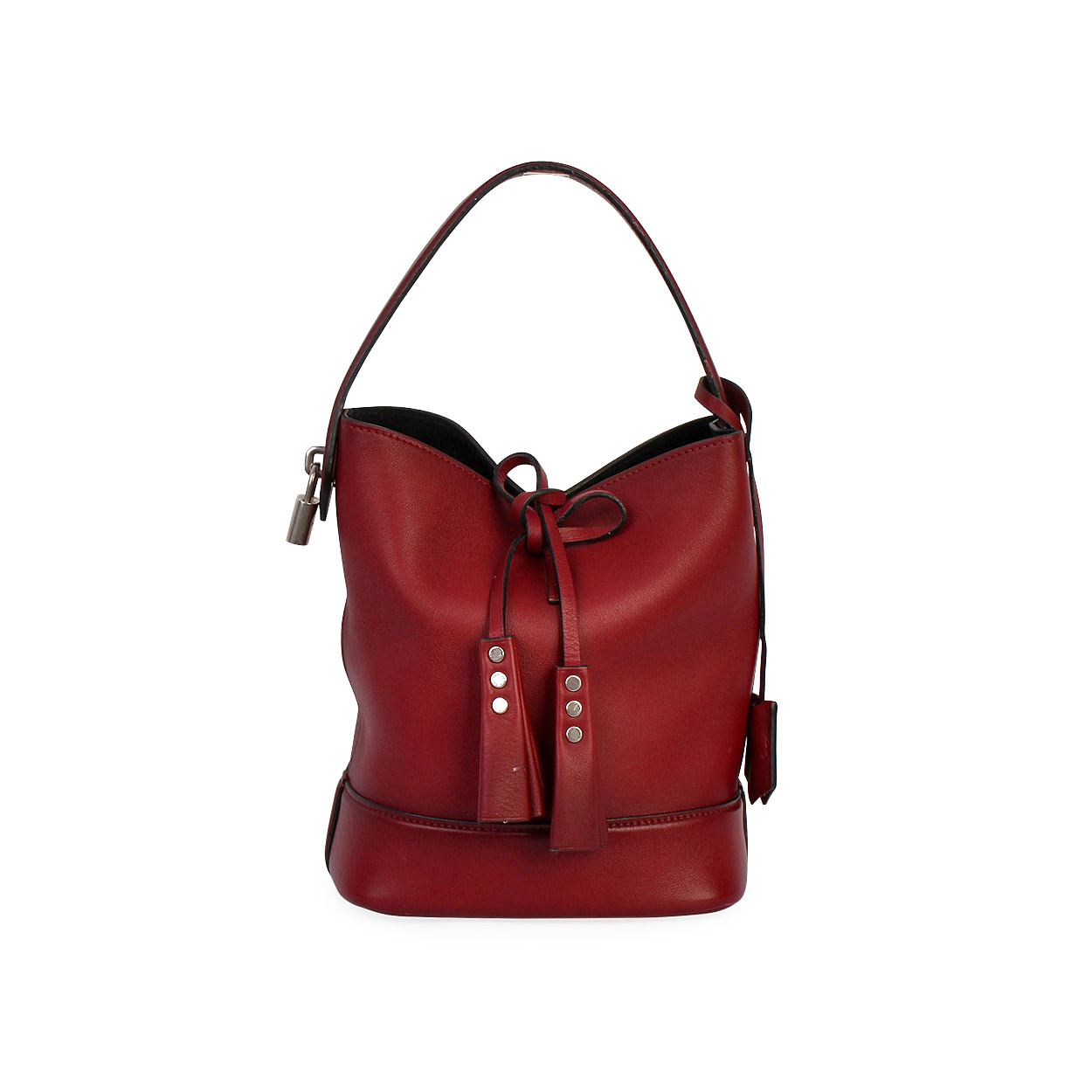 LOUIS VUITTON Leather Idole PM Burgundy | Luxity