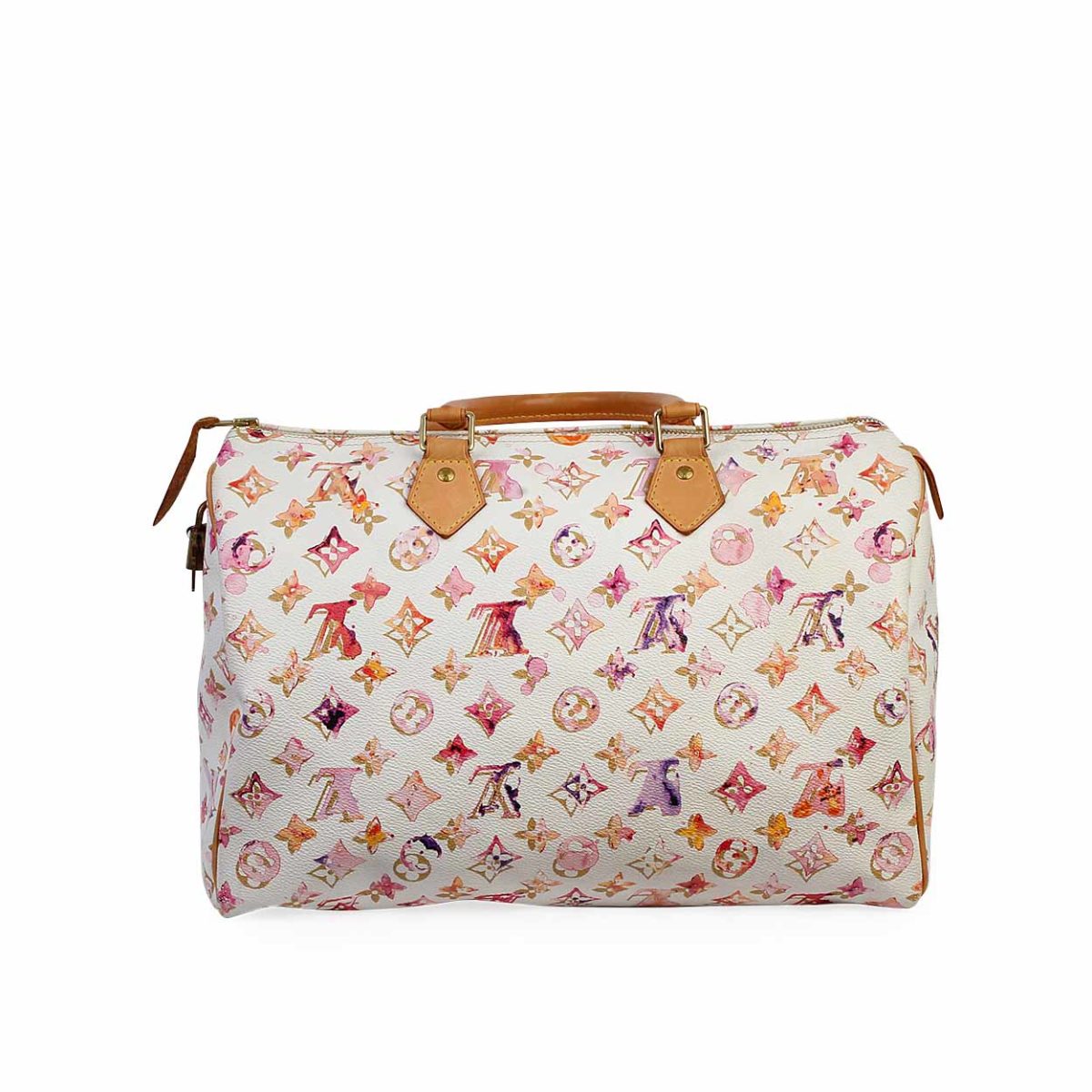 LOUIS VUITTON Richard Prince Watercolor Aquarelle Speedy 35 White - Limited Edition | Luxity