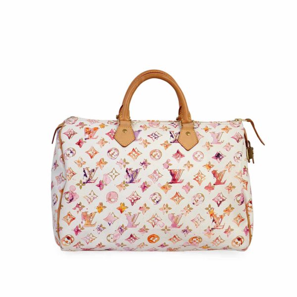 LOUIS VUITTON Richard Prince Watercolor Aquarelle Speedy 35 White - Limited Edition | Luxity