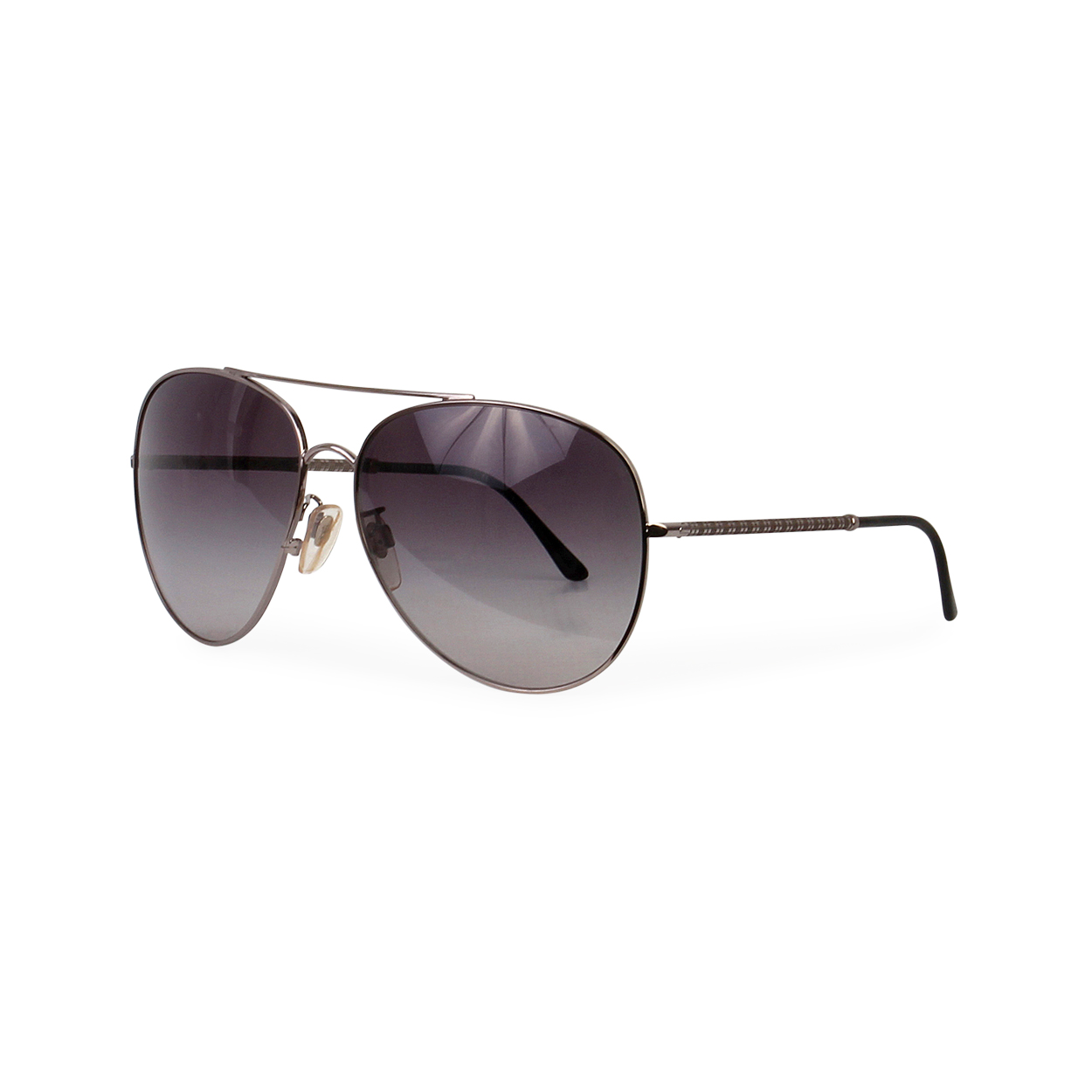 Burberry Aviator Sunglasses B 3051 Silver Luxity