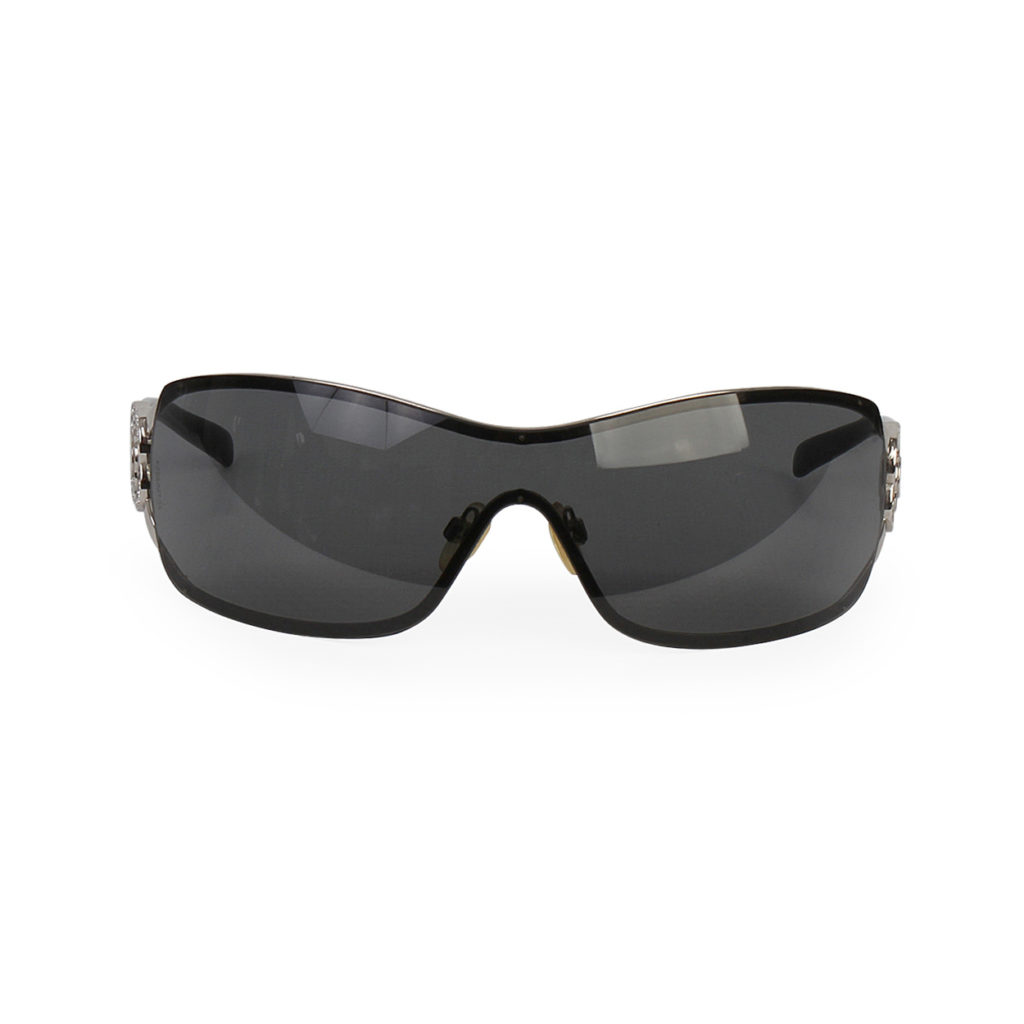 CHANEL Camellia Sunglasses 4164-B Black | Luxity