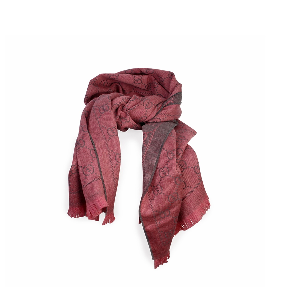 GUCCI GG Cashmere Scarf Pink | Luxity