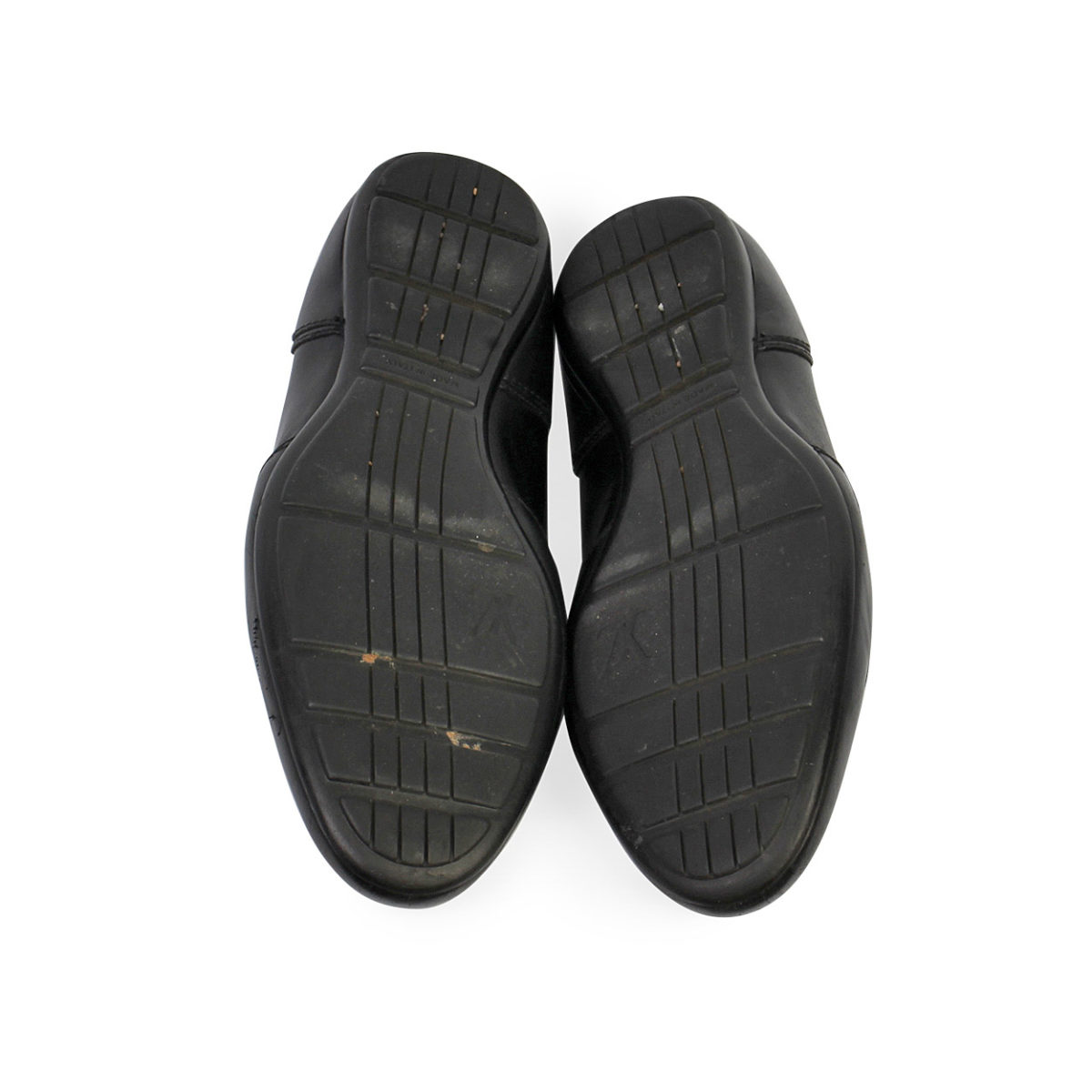 LOUIS VUITTON Leather Derby Shoes Black - S: 46 (11) | Luxity