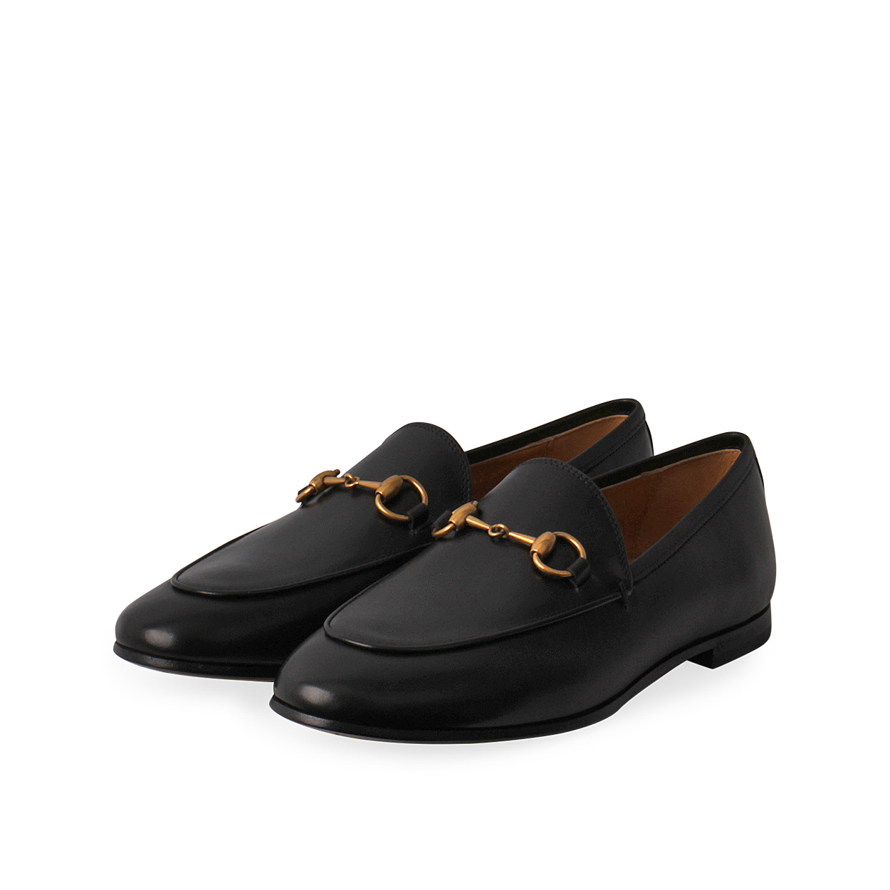 GUCCI Leather Jordan Loafers Black - S: 36.5 (3.5) - NEW | Luxity