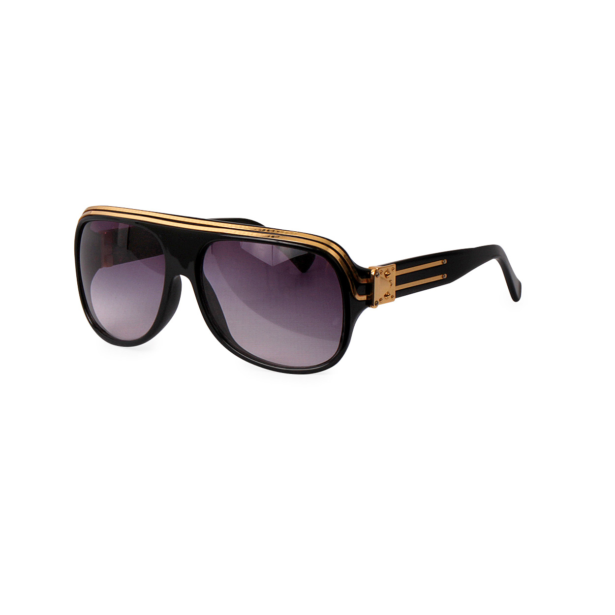 Louis Vuitton LV Glide Sunglasses Black Acetate. Size E