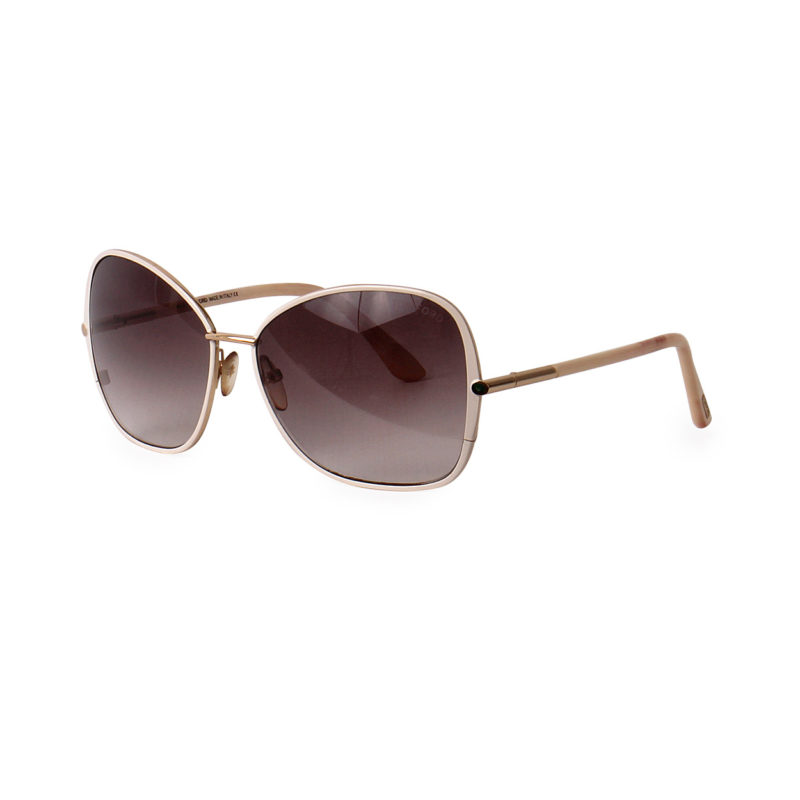 TOM FORD Solange Sunglasses TF 319 Ivory | Luxity