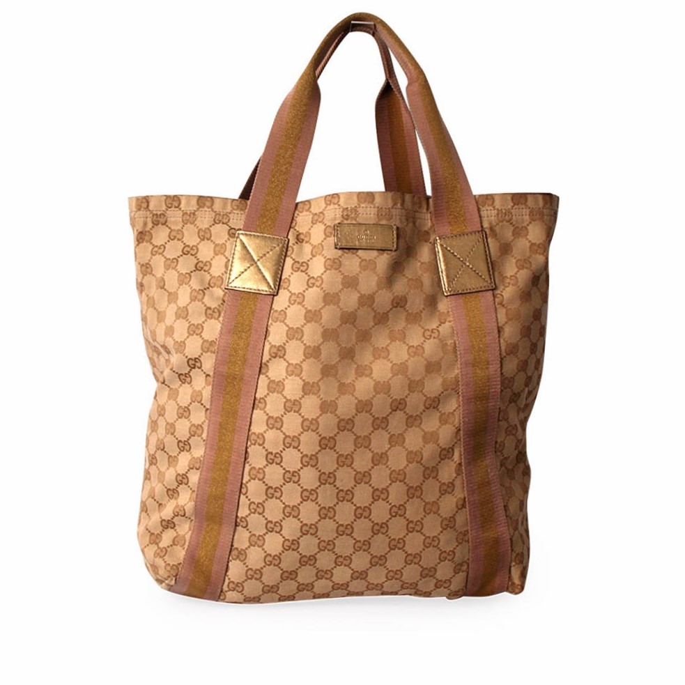 GUCCI GG Shelly Line Tote Beige | Luxity