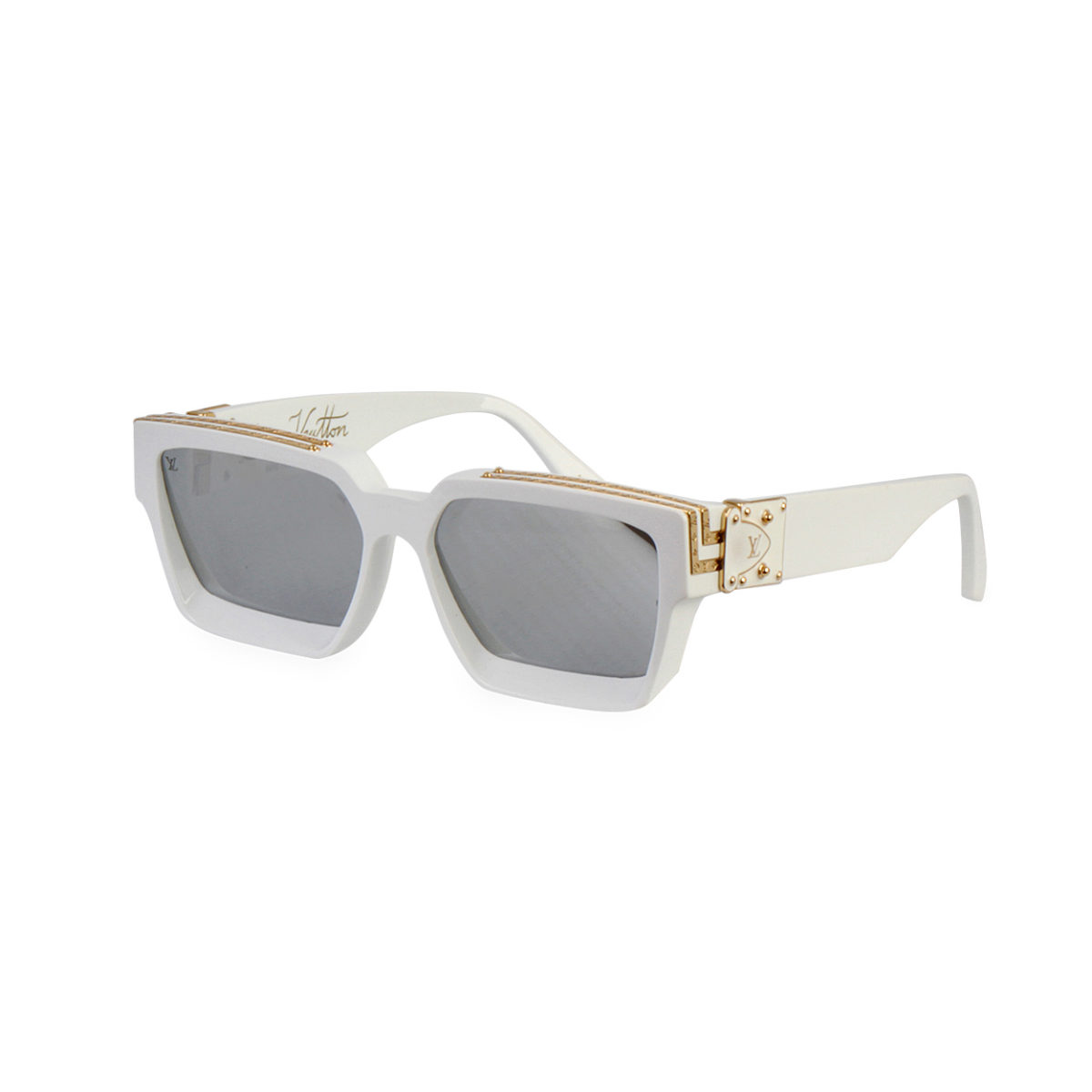 LOUIS VUITTON Acetate 1.1 Millionaires Z1166E Sunglasses White | Luxity